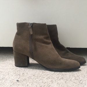 Franco Sarto Green / Brown Booties